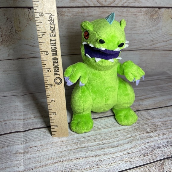 Nicktoons Rugrats Reptar 8" Stuffed Animal Plush Green Nickelodeon Viacom Nick - Picture 6 of 6